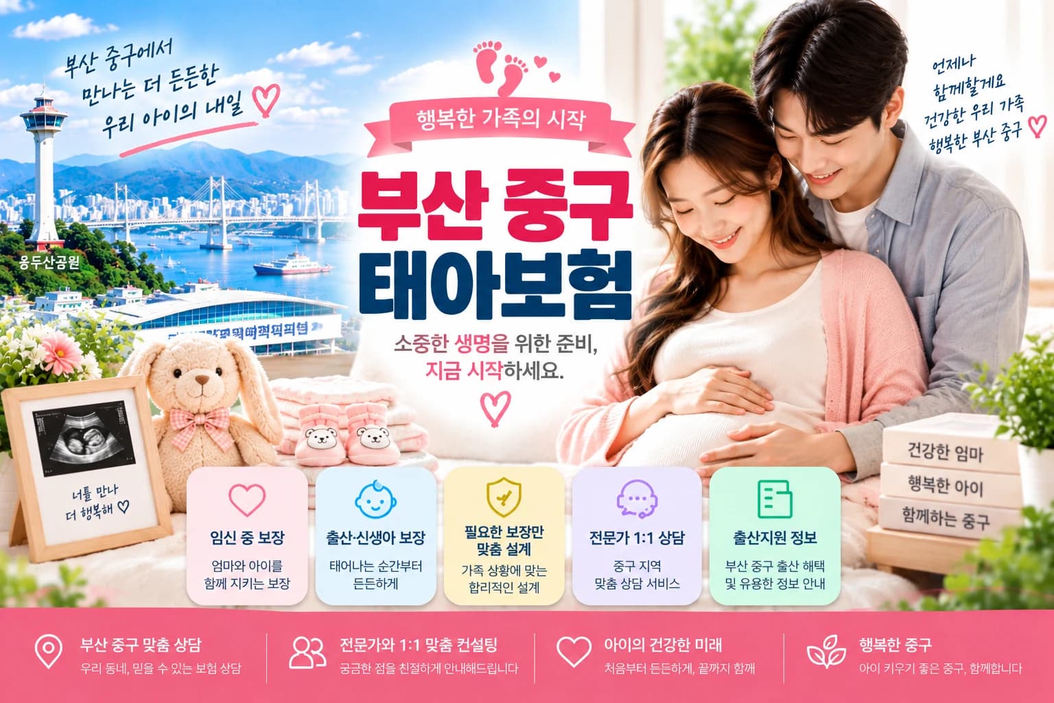 중구 임신 중 보험 준비 정보 이미지